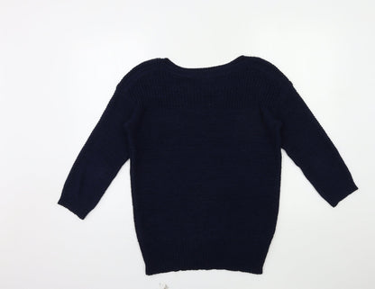 Womens UK Size S Wallis Blue Pullover Jumper