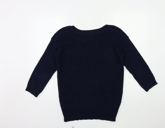 Womens UK Size S Wallis Blue Pullover Jumper