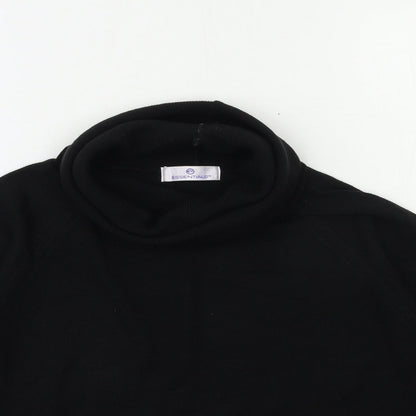 Womens UK Size 14 Essentials Black Pullover Jumper