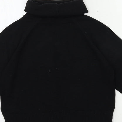 Womens UK Size 14 Essentials Black Pullover Jumper