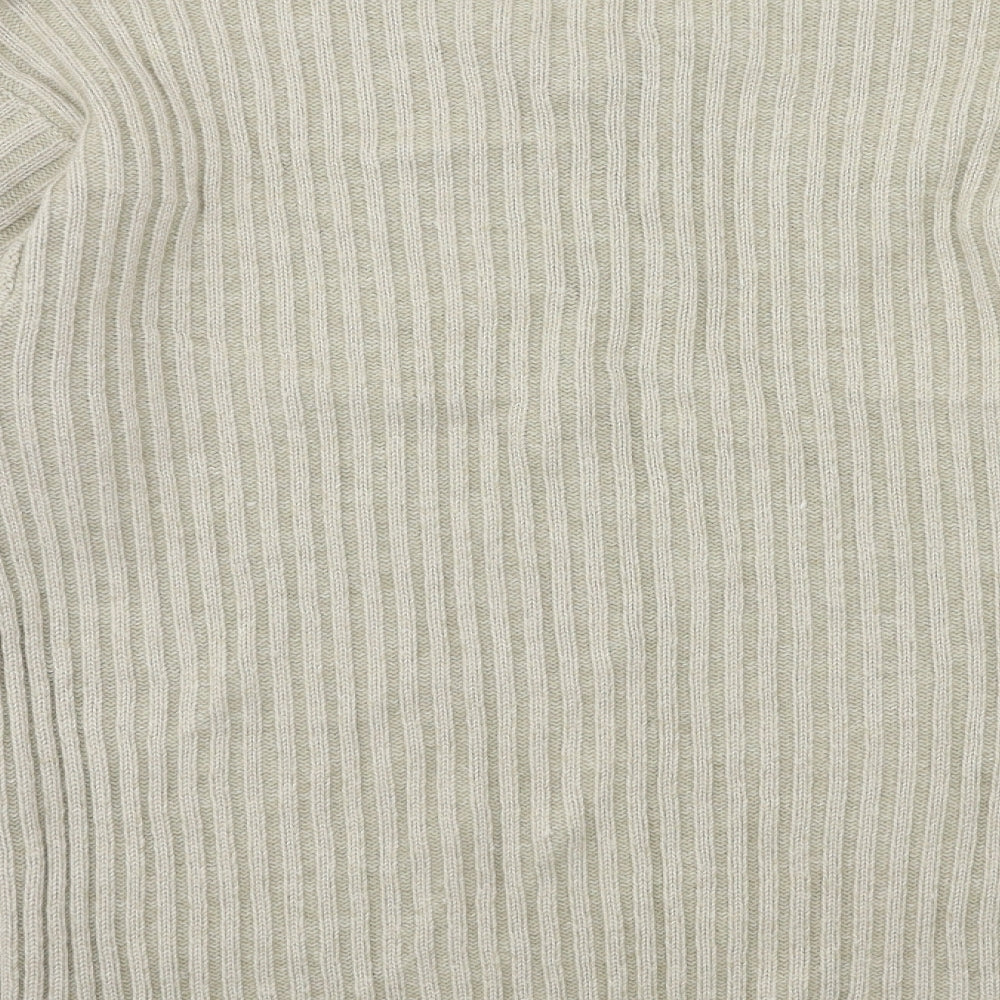 George Mens Beige  Knit Pullover Jumper Size L