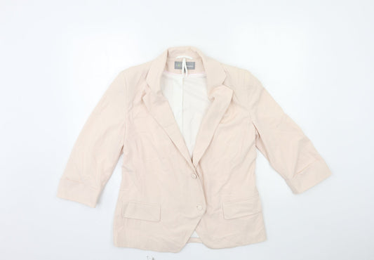 Marks and Spencer Womens Pink   Jacket Blazer Size 10