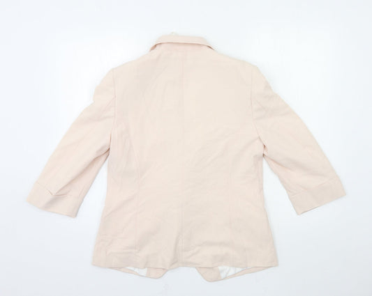 Marks and Spencer Womens Pink   Jacket Blazer Size 10