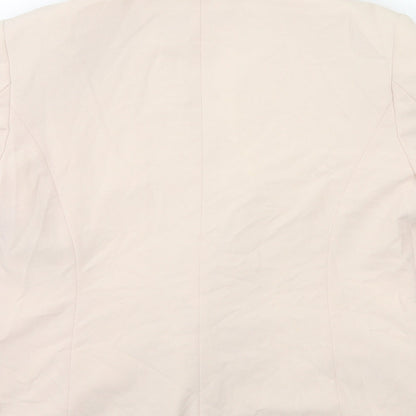 Marks and Spencer Womens Pink   Jacket Blazer Size 10