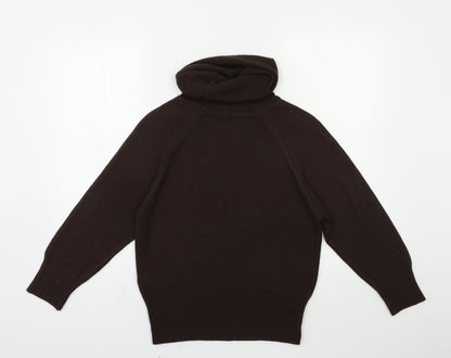 Womens UK Size 14 Essentials Brown Pullover Jumper