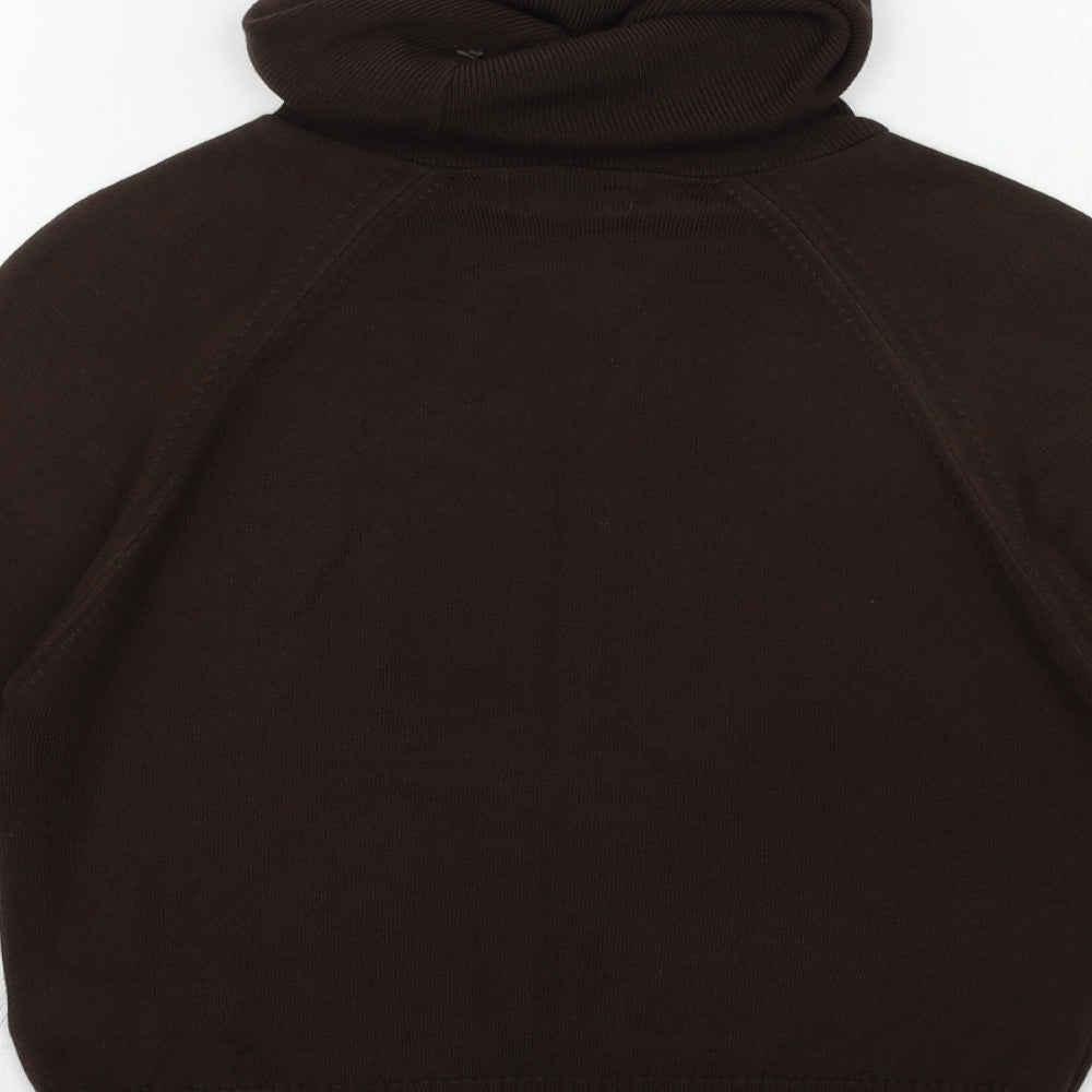 Womens UK Size 14 Essentials Brown Pullover Jumper