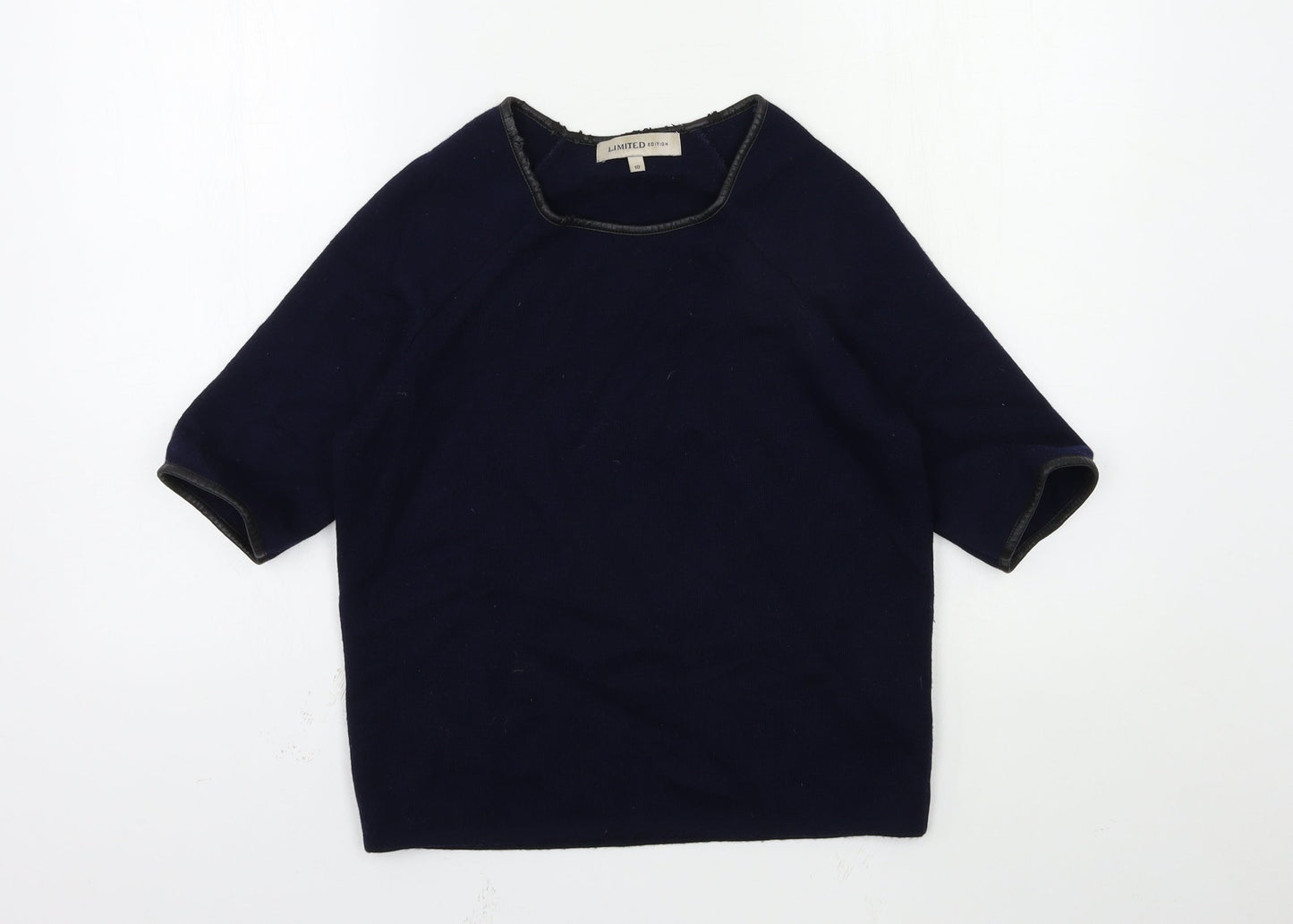 Womens UK Size 10 Marks and Spencer Blue Pullover Jumper