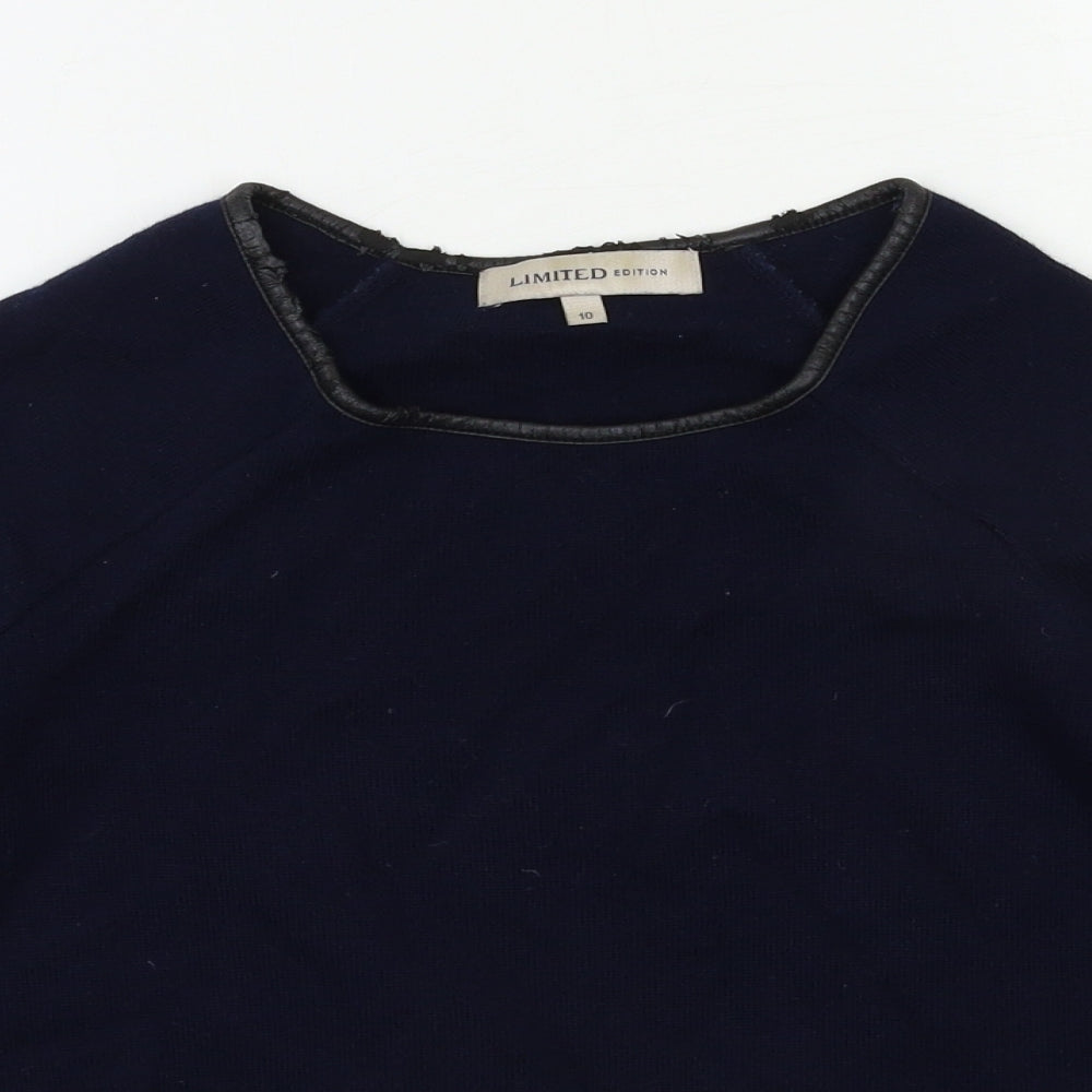 Womens UK Size 10 Marks and Spencer Blue Pullover Jumper