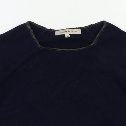 Womens UK Size 10 Marks and Spencer Blue Pullover Jumper