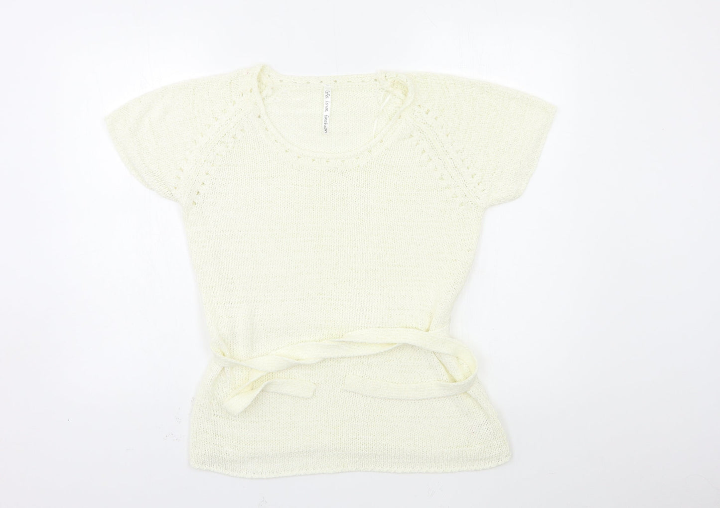 Womens UK Size 14 E-vie White  Jumper