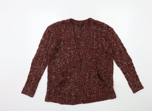 FOREVER 21 Womens Red  Knit Cardigan Jumper Size M