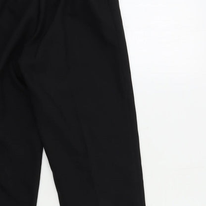 Womens UK Size 12 Preworn Regular Fit  Black Trousers
