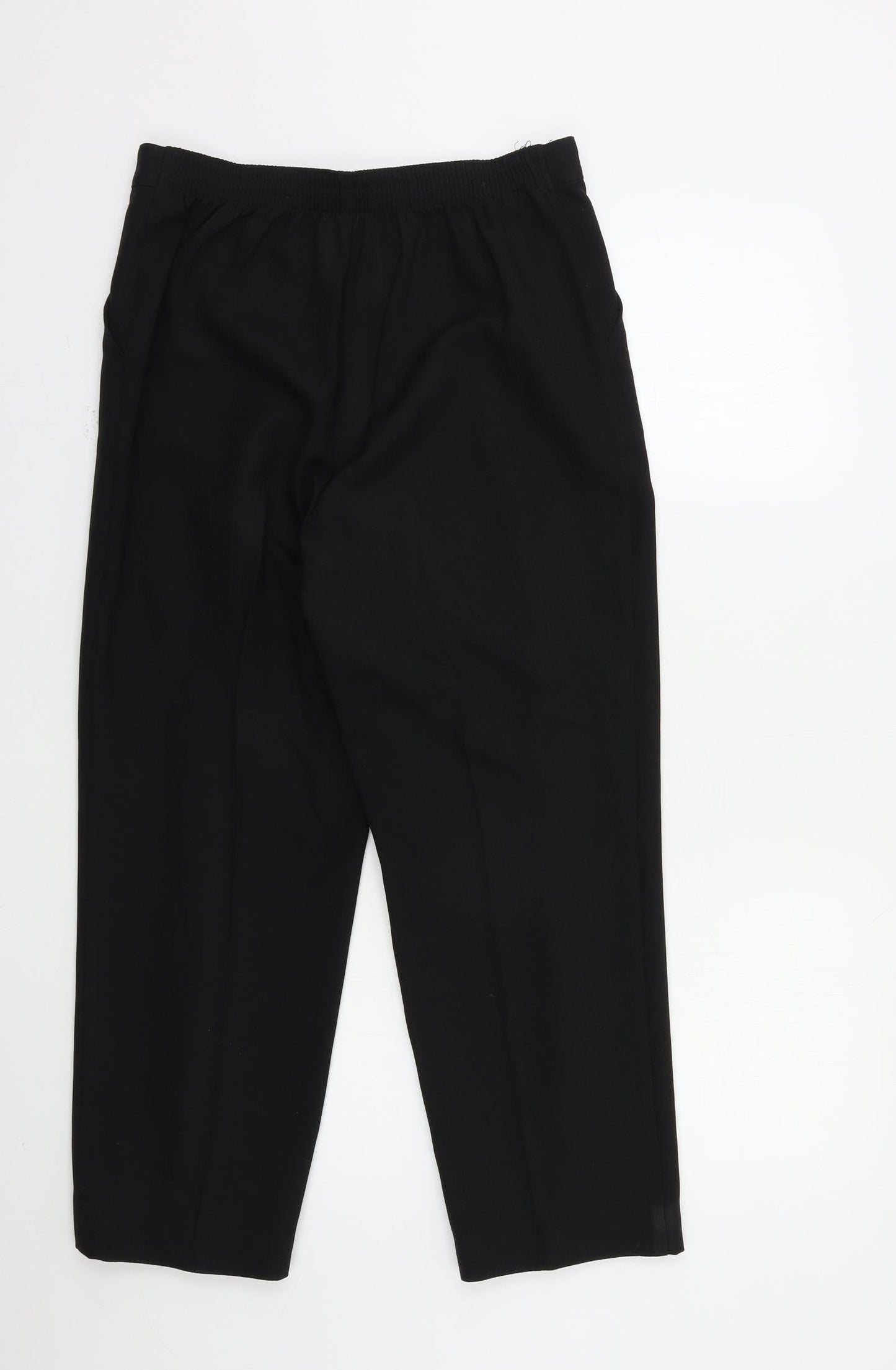 Womens UK Size 10 Marks and Spencer Regular Fit  Black Trousers
