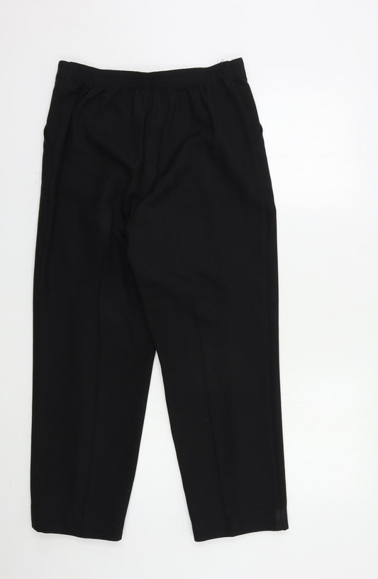 Womens UK Size 10 Marks and Spencer Regular Fit  Black Trousers