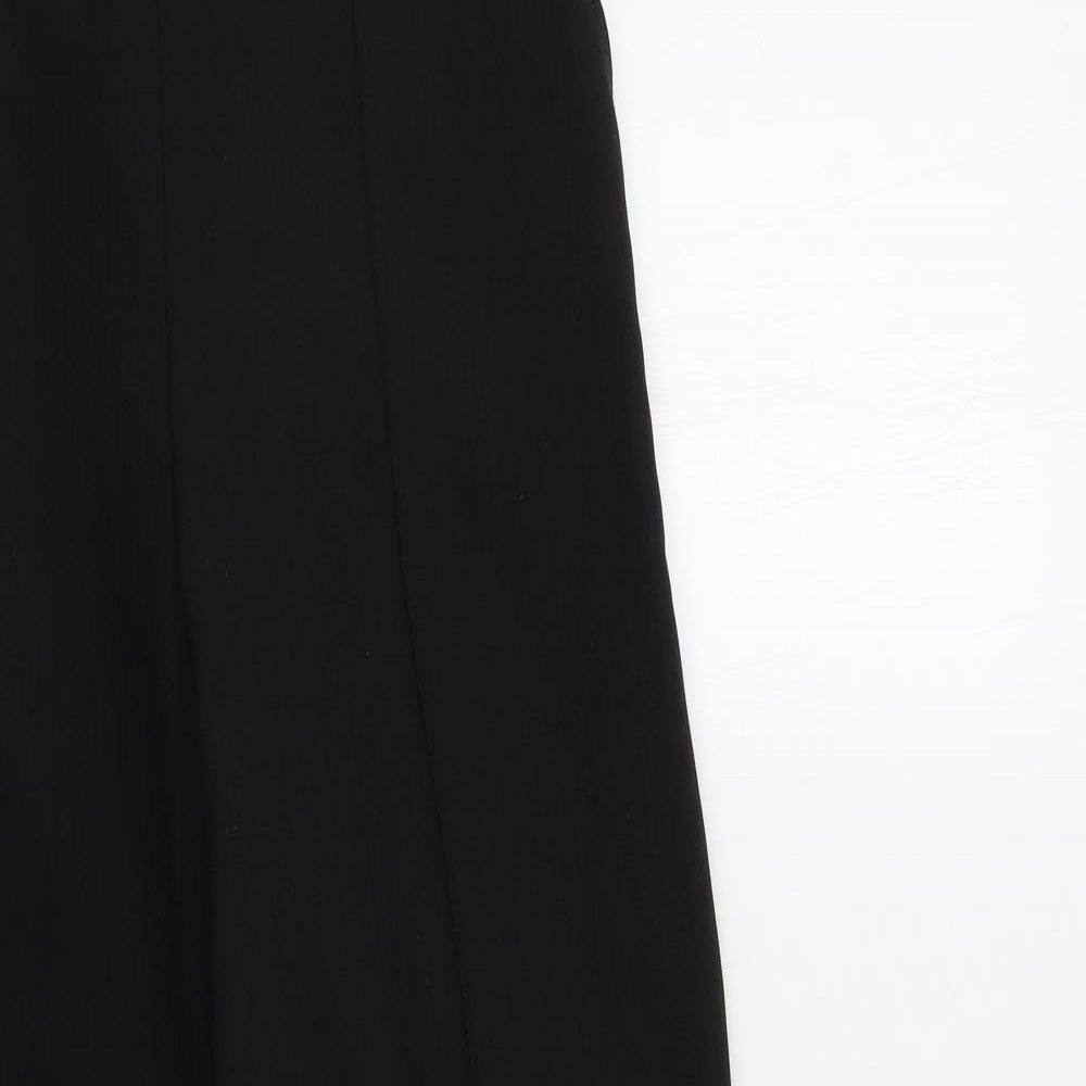 Womens UK Size 10 Marks and Spencer Regular Fit  Black Trousers