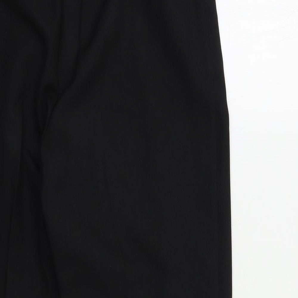 Womens UK Size 10 Marks and Spencer Regular Fit  Black Trousers