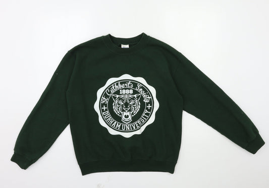 Gildan Womens Green   Pullover Sweatshirt Size S