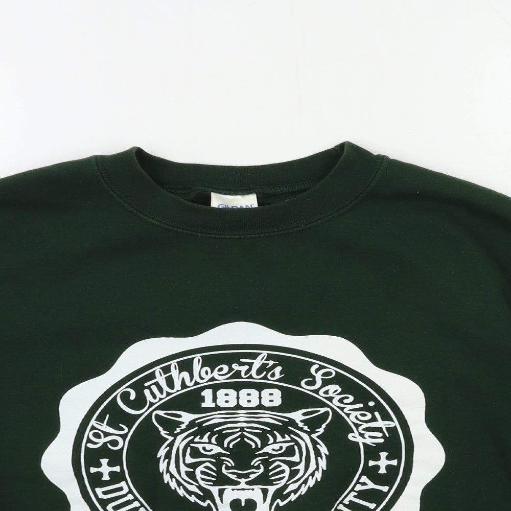 Gildan Womens Green   Pullover Sweatshirt Size S