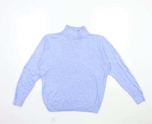 isabelle Womens Blue  Knit Pullover Jumper Size M