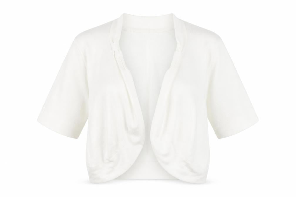 Womens UK Size 14 BHS White Cape Jumper