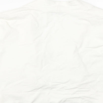 Womens UK Size 14 BHS White Cape Jumper