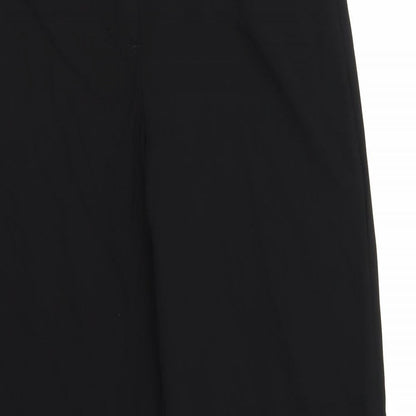 Fomanta Womens Black   Trousers  Size 12 L30 in