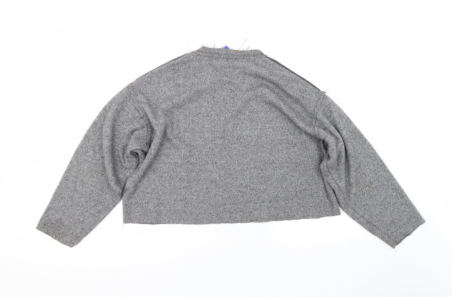 Womens UK Size M Zara Grey Basic T-Shirt