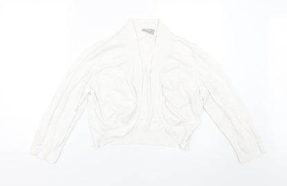 Womens UK Size L Wallis White Cape Jumper