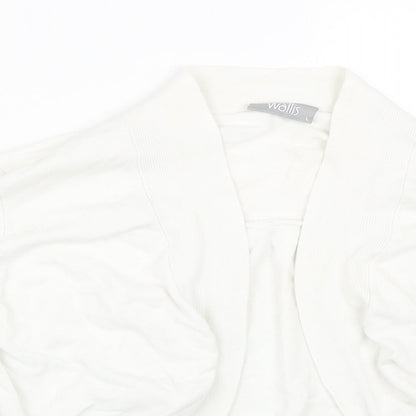 Womens UK Size L Wallis White Cape Jumper