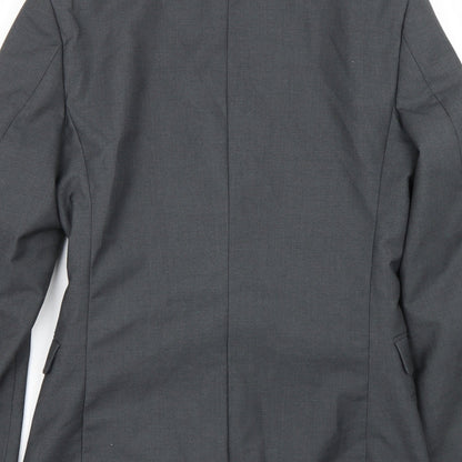 Topshop Mens Grey   Jacket Suit Size 34