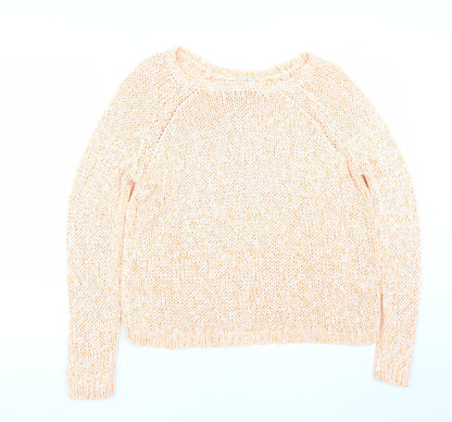 Womens UK Size 8 River Island Orange Pullover Jumper