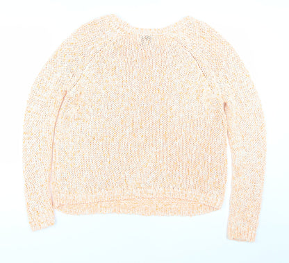 Womens UK Size 8 River Island Orange Pullover Jumper