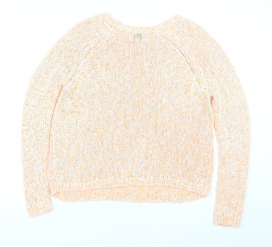 Womens UK Size 8 River Island Orange Pullover Jumper