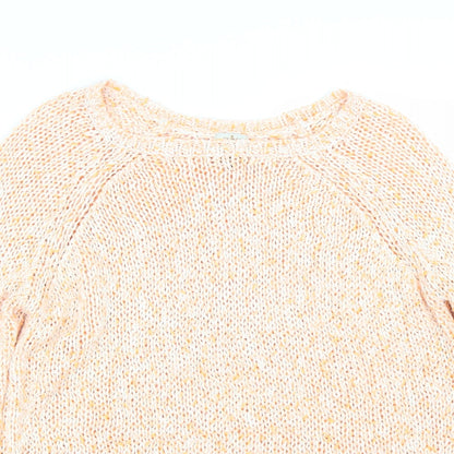 Womens UK Size 8 River Island Orange Pullover Jumper
