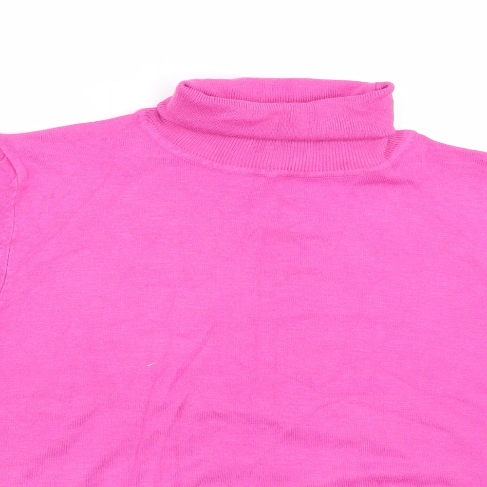 Womens UK Size 16 Dorothy Perkins Purple Basic T-Shirt
