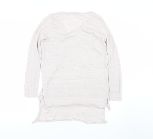 Womens UK Size 8 River Island Pink Basic T-Shirt