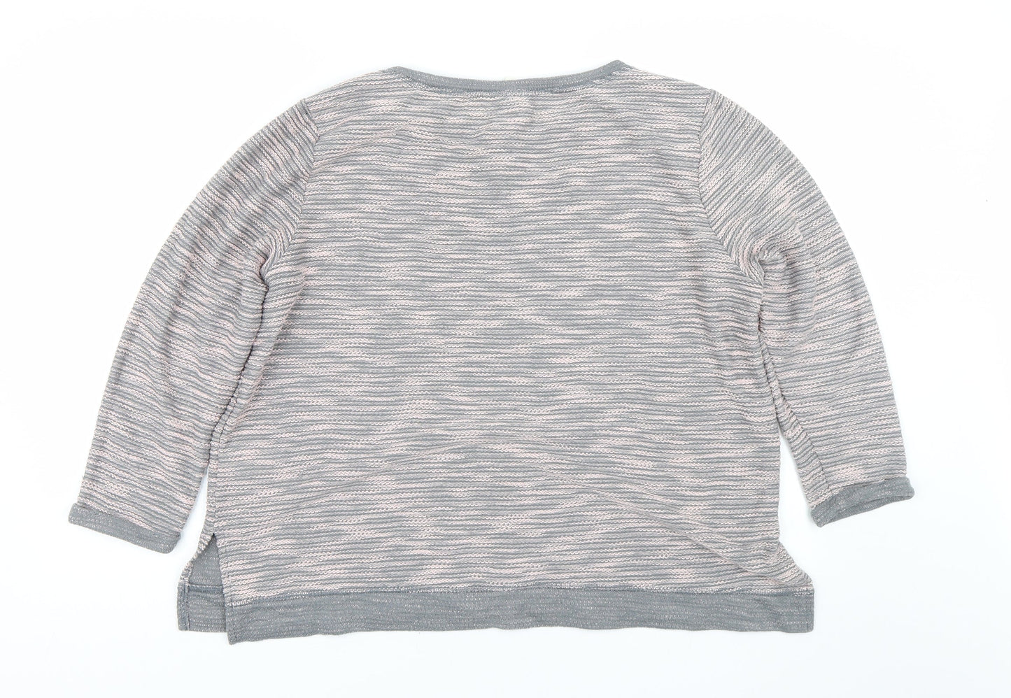 Womens UK Size L H&M Grey Pullover Jumper