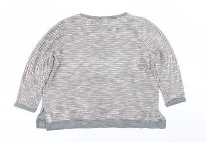 Womens UK Size L H&M Grey Pullover Jumper