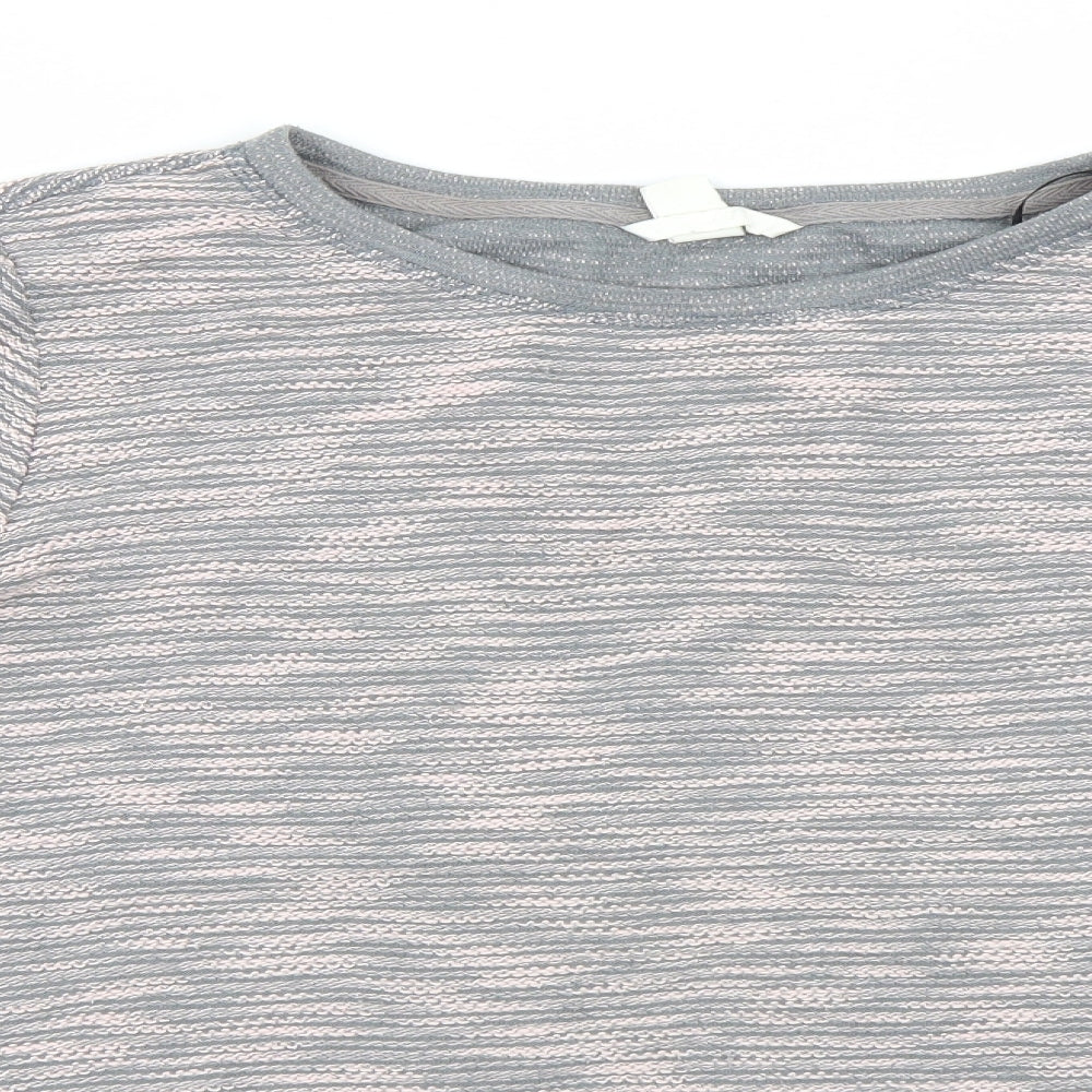 Womens UK Size L H&M Grey Pullover Jumper
