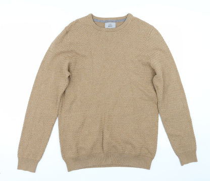 Womens UK Size M M&S Brown Pullover Jumper