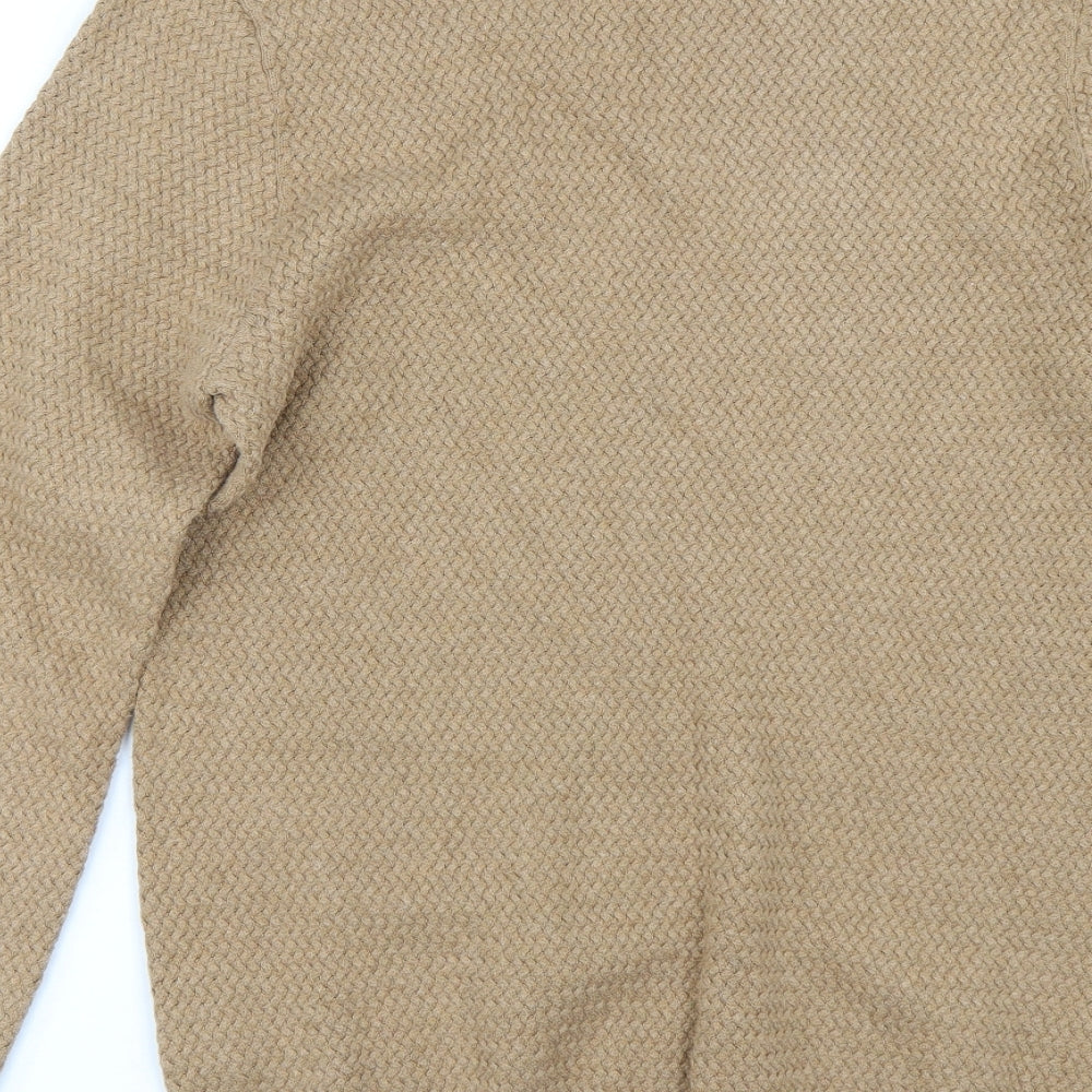 Womens UK Size M M&S Brown Pullover Jumper