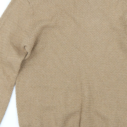 Womens UK Size M M&S Brown Pullover Jumper