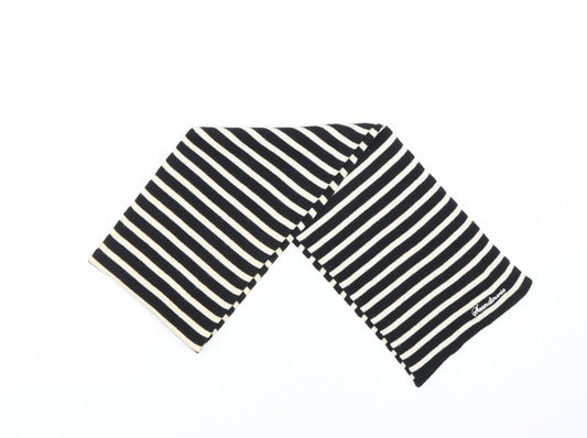 4You Womens Black Striped   Scarf