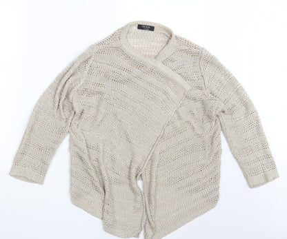 Moda @ George Womens Beige   Wrap Jumper Size 14