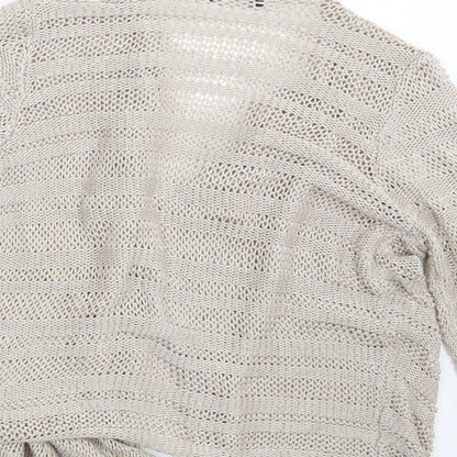 Moda @ George Womens Beige   Wrap Jumper Size 14