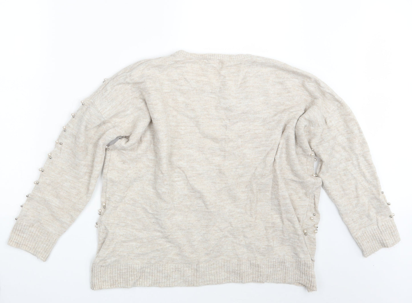 TU Womens Beige   Pullover Jumper One Size