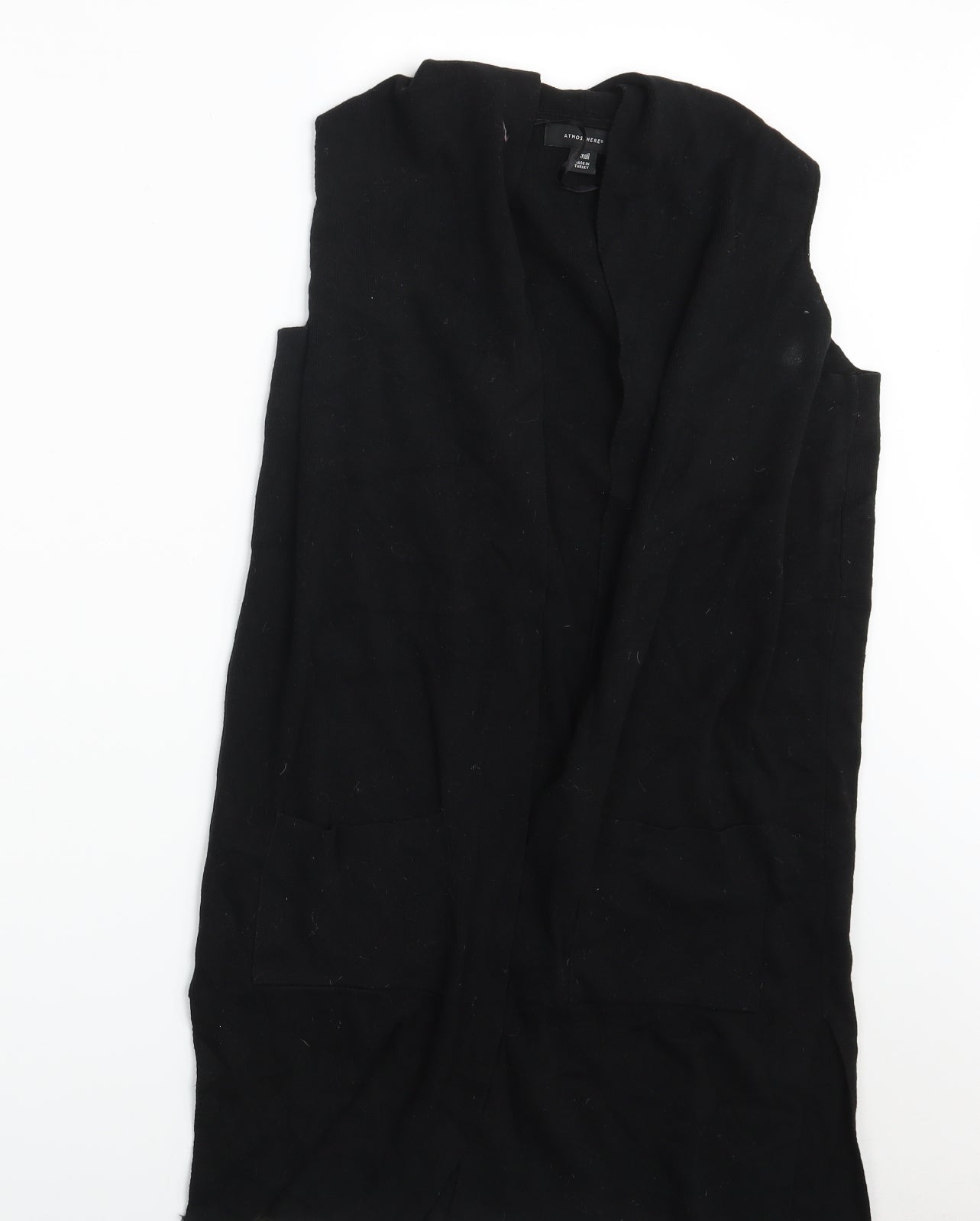 Womens UK Size S Atmosphere Black Wrap Jumper