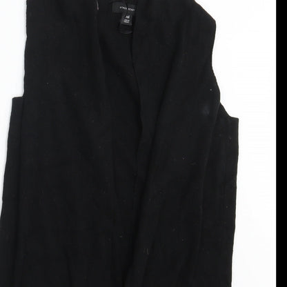 Womens UK Size S Atmosphere Black Wrap Jumper