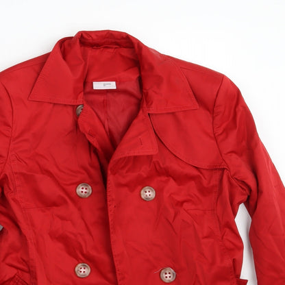 Ethel Austin  Womens Red   Overcoat Coat Size 12