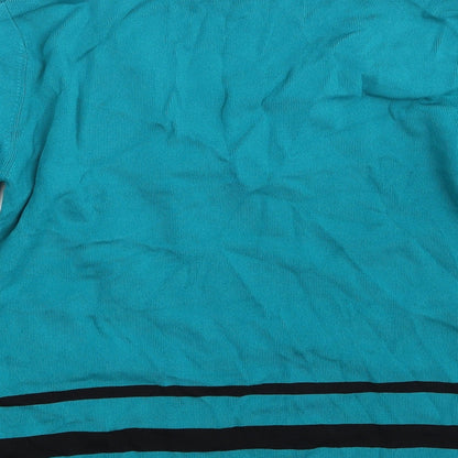 Casamia Womens Blue Striped  Pullover Jumper Size M